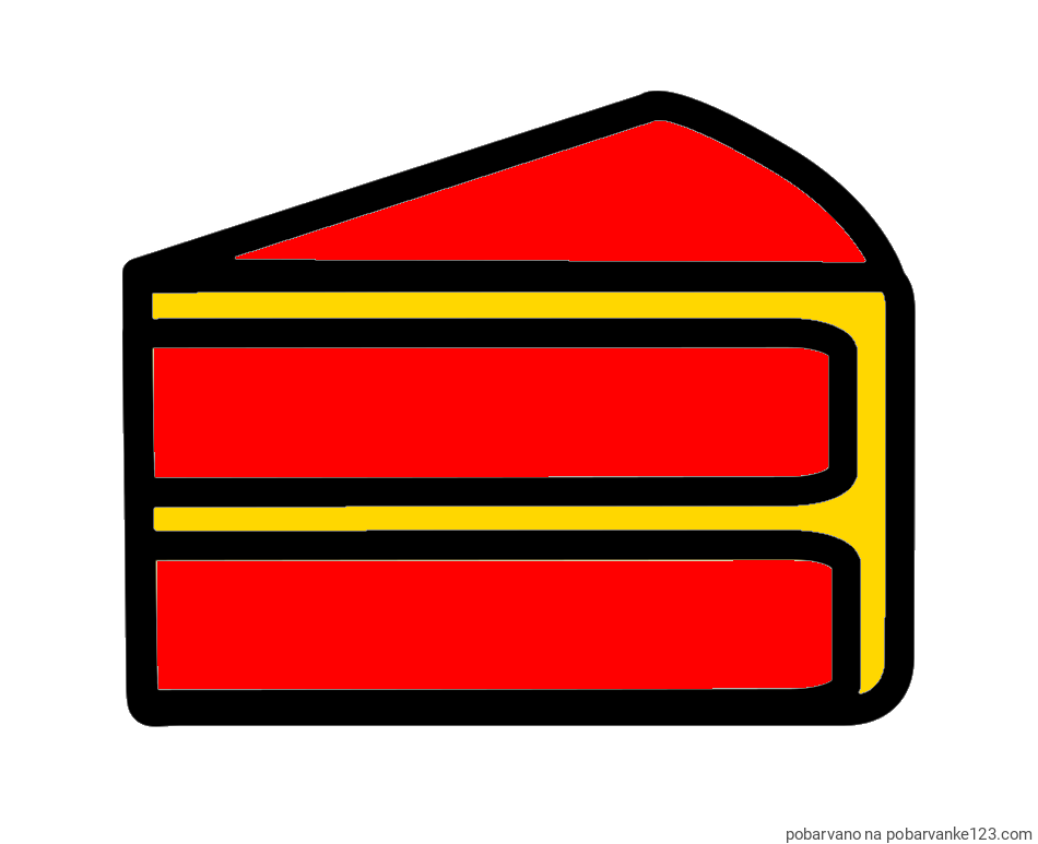 POBARVANA POBARVANKA - Pobarvanka kosa torte