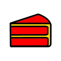 Pobarvana pobarvanka - Pobarvanka kosa torte