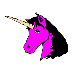 Pobarvana pobarvanka - Pobarvanka samorog