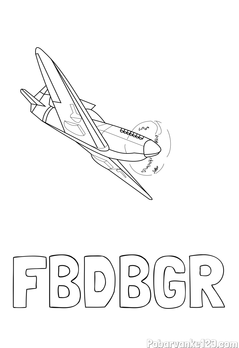 Pobarvanka imena FBDBGR in pobarvanka lovca