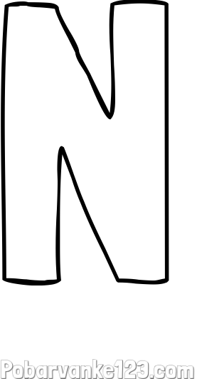 Pobarvanka imena N