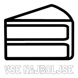 Online izdelana pobarvanka - Pobarvanka imena VSE NAJBOLJŠE in pobarvanka kosa torte
