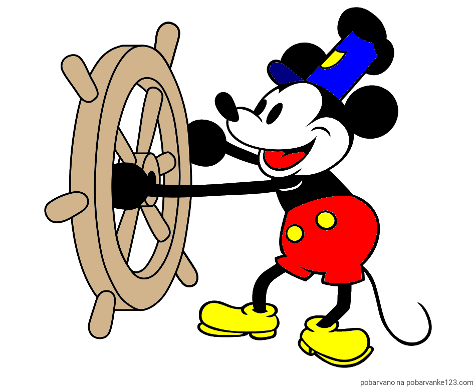 POBARVANA POBARVANKA - Pobarvanka Miki Miške (Mickey Mouse)