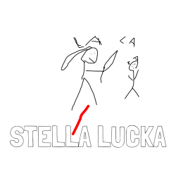 Pobarvana pobarvanka - Pobarvanka imena STELLA LUČKA in k-pop demon