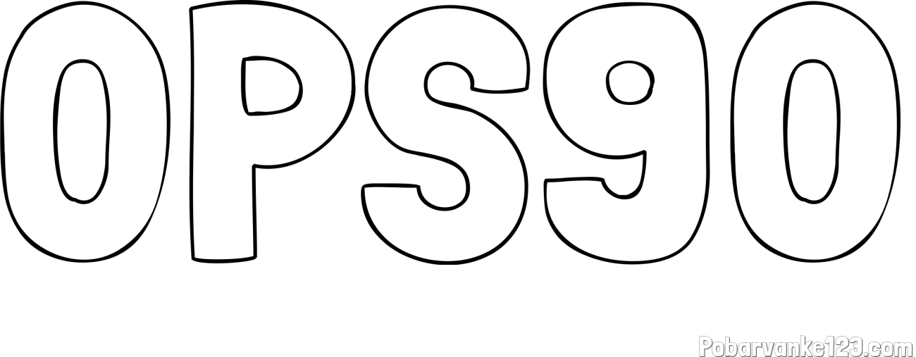 Pobarvanka imena 0PŠ90