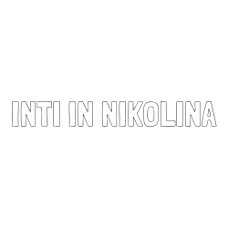 Online izdelana pobarvanka - Pobarvanka imena INTI IN NIKOLINA