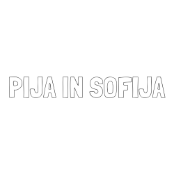 Online izdelana pobarvanka - Pobarvanka imena PIJA IN SOFIJA