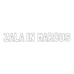 Online izdelana pobarvanka - Pobarvanka imena ZALA IN MARCUS