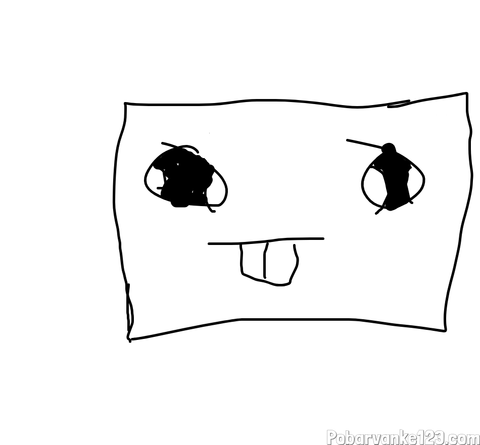 Obraz - smesko - pobarvanka gosta