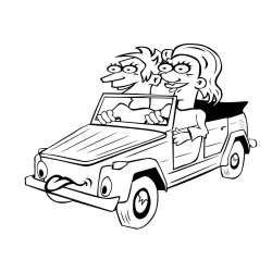 Pobarvanka fanta in punce na poti