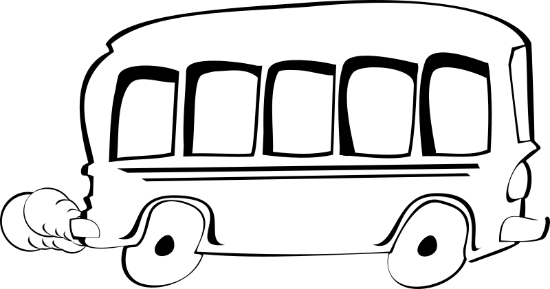 Pobarvanka hitrega avtobusa