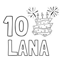 Lani za 10. rojstni dan