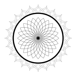 Pobarvanka mandale 2