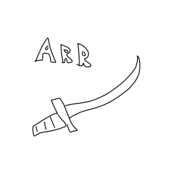 mec za gusarje ali pirate