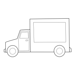 Otroška pobarvanka kamiona