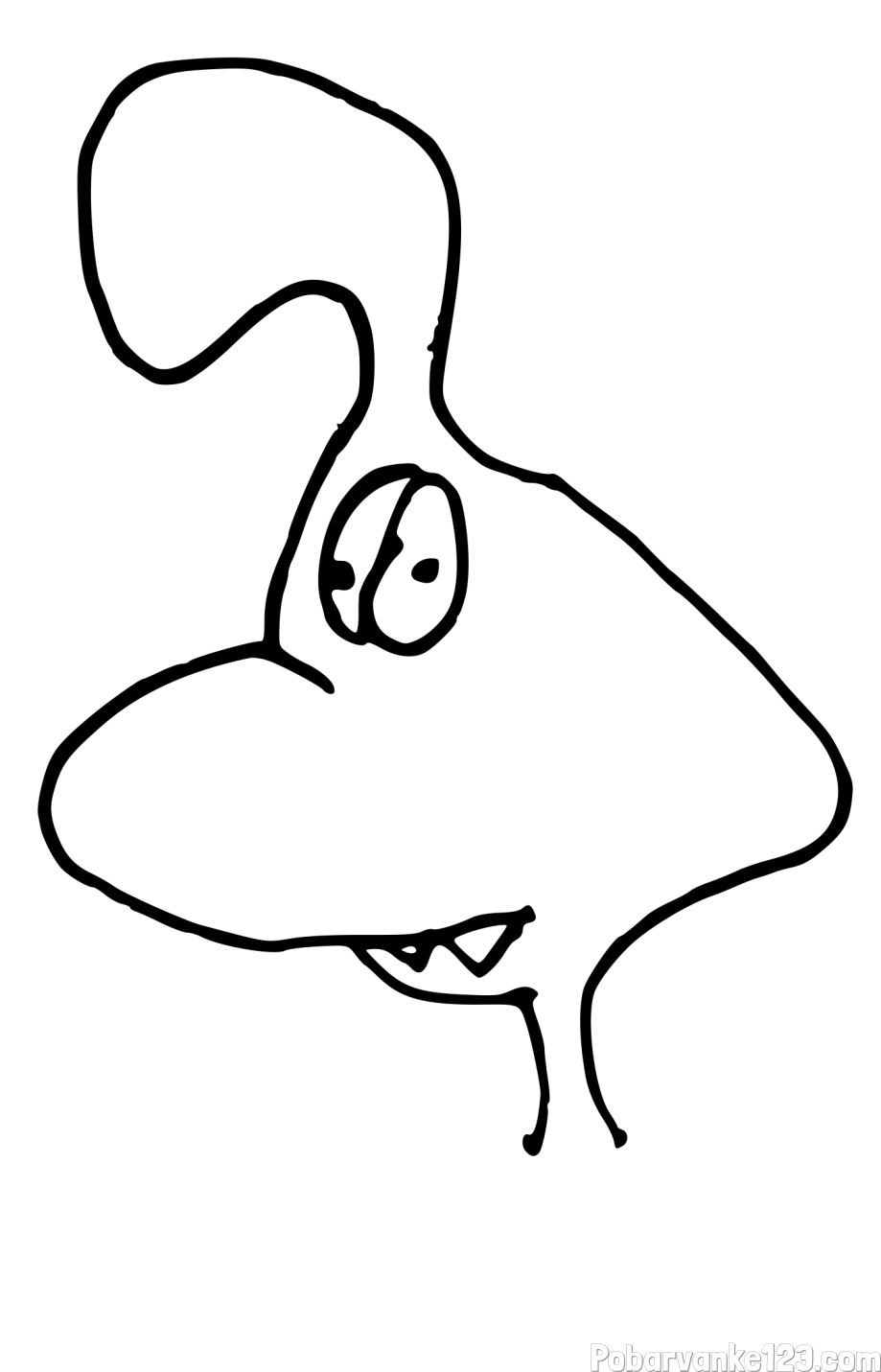 Otroška pobarvanka pošasti