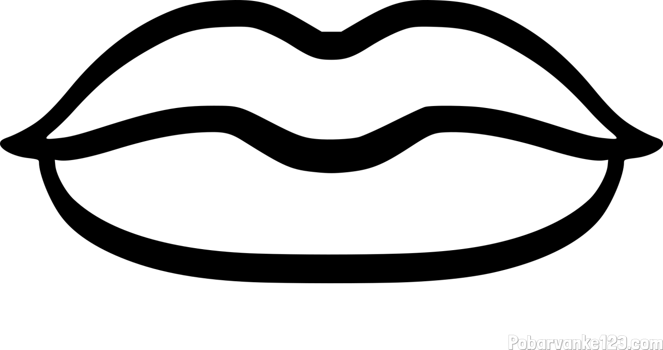 Otroška pobarvanka ustnic