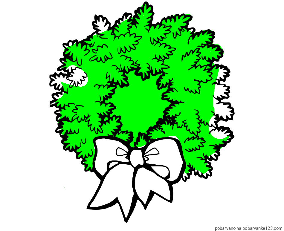 POBARVANA POBARVANKA - Adventni venček