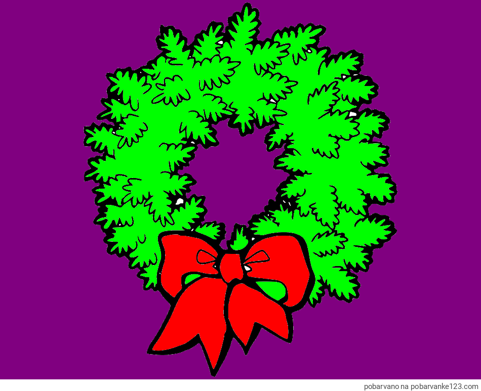 POBARVANA POBARVANKA - Adventni venček