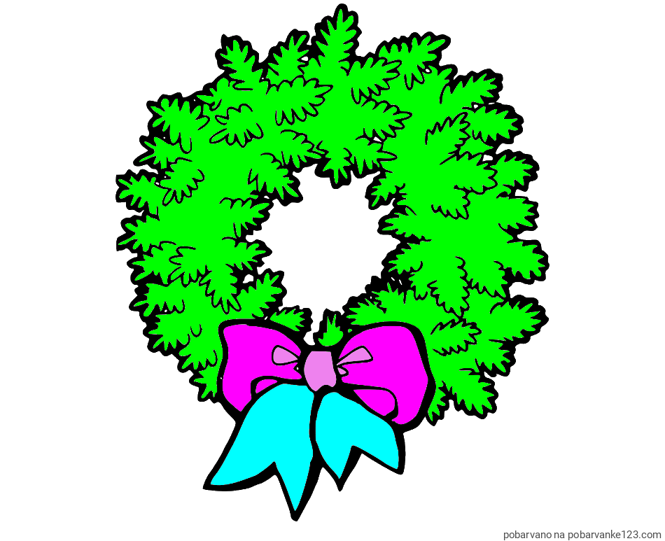 POBARVANA POBARVANKA - Adventni venček