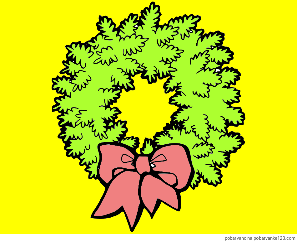 POBARVANA POBARVANKA - Adventni venček