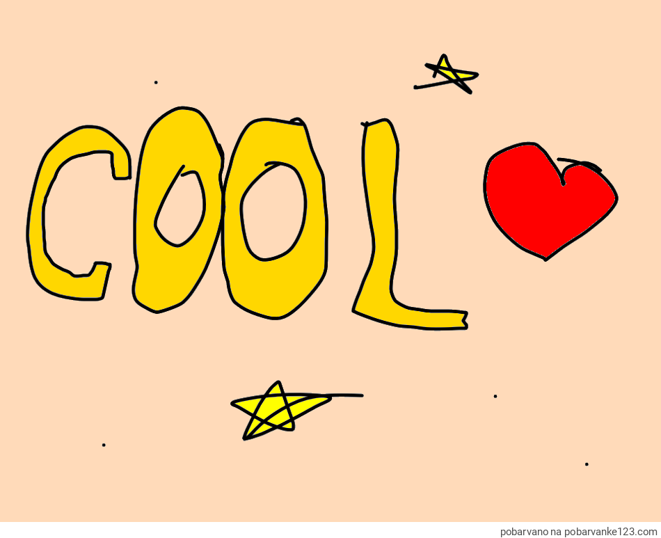 POBARVANA POBARVANKA - COOL JE KUL V SLO POBARVAJ ME