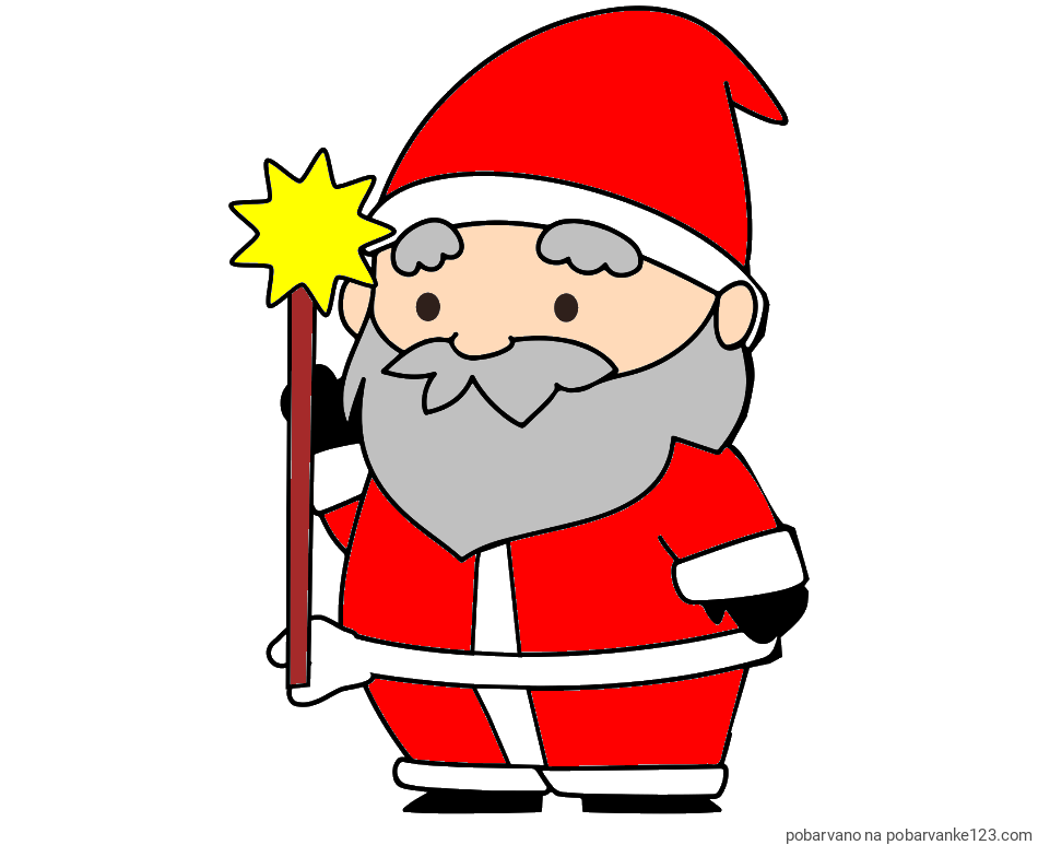 POBARVANA POBARVANKA - Dedek Mraz