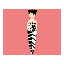 POBARVANA POBARVANKA - Enostavna pobarvanka baletke