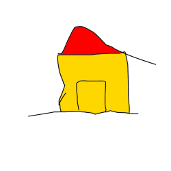 Pobarvana pobarvanka - garaža