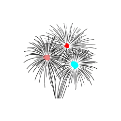 Pobarvana pobarvanka - Lepa pobarvanka ognjemeta