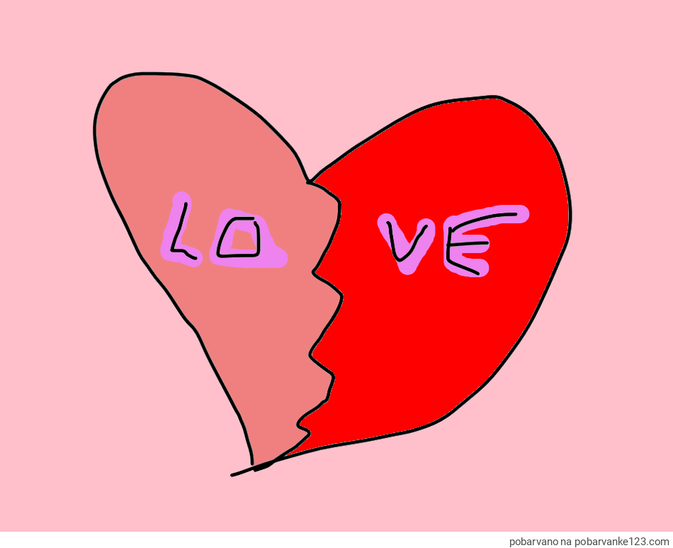 POBARVANA POBARVANKA - LJUBEZEN