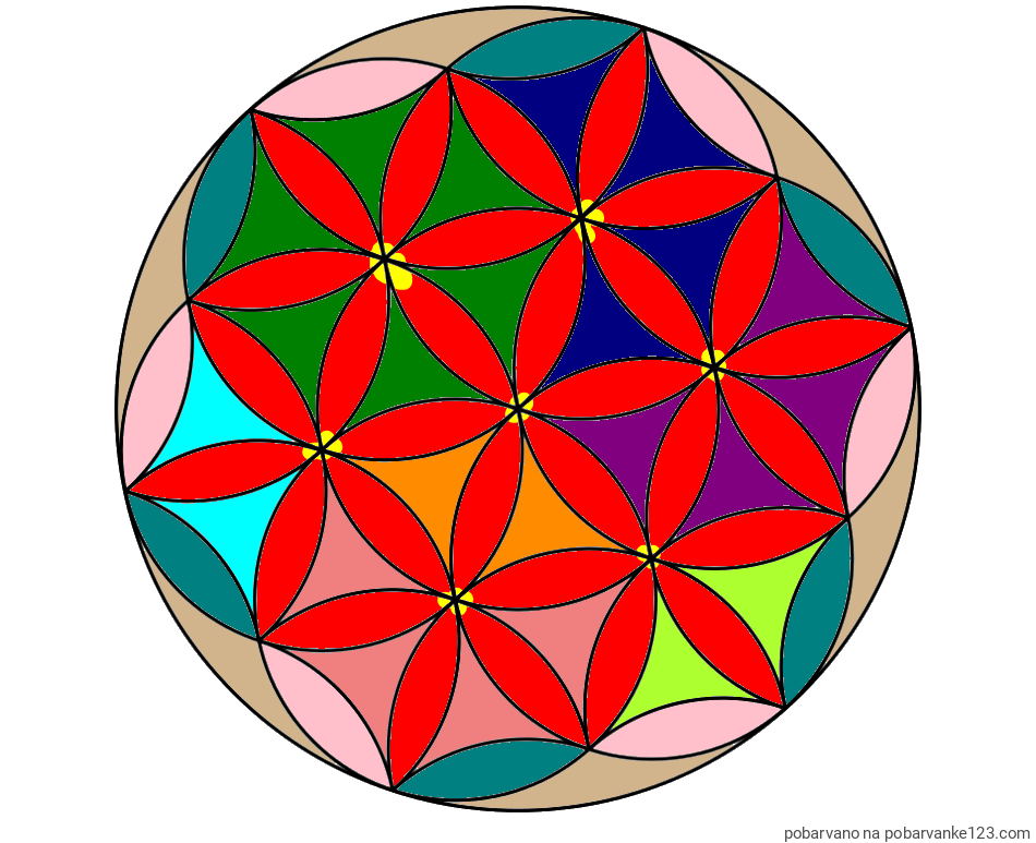 POBARVANA POBARVANKA - Mandale 2