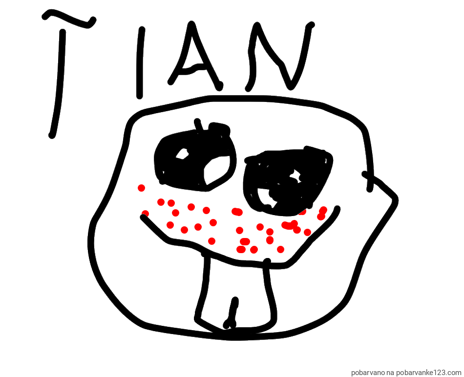 POBARVANA POBARVANKA - Obraz Tian