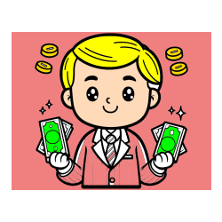 POBARVANA POBARVANKA - Otroška pobarvanka bankirja z veliko denarja