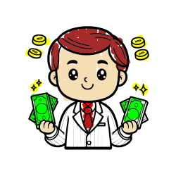 Pobarvana pobarvanka - Otroška pobarvanka bankirja z veliko denarja