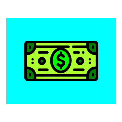 Pobarvana pobarvanka - Otroška pobarvanka bankovca