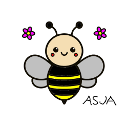 POBARVANA POBARVANKA - Otroška pobarvanka čebele