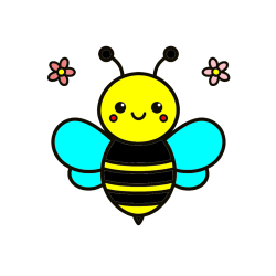 POBARVANA POBARVANKA - Otroška pobarvanka čebele