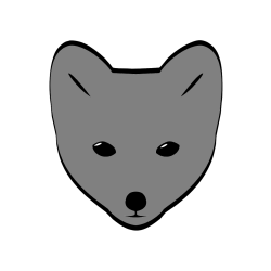 Pobarvana pobarvanka - Otroška pobarvanka lisičje glave