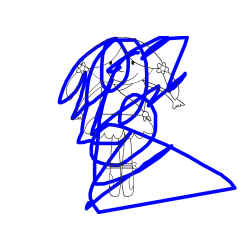 POBARVANA POBARVANKA - Otroška pobarvanka nasmejane baletke