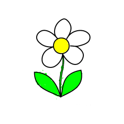 POBARVANA POBARVANKA - Otroška pobarvanka rože