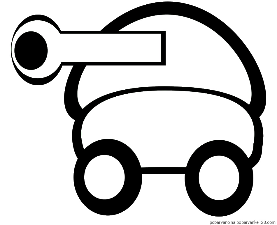 POBARVANA POBARVANKA - Otroška pobarvanka tanka