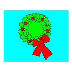 Pobarvana pobarvanka - Pobarvanka adventni venček