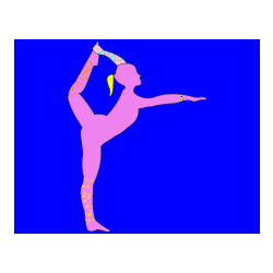 POBARVANA POBARVANKA - Pobarvanka baletke med ogrevanjem