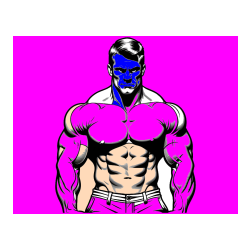 POBARVANA POBARVANKA - Pobarvanka bodybuilder-ja