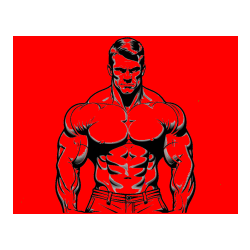 POBARVANA POBARVANKA - Pobarvanka bodybuilder-ja