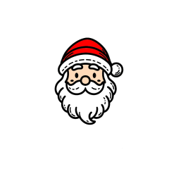 Pobarvana pobarvanka - Pobarvanka Božička za najmlajše