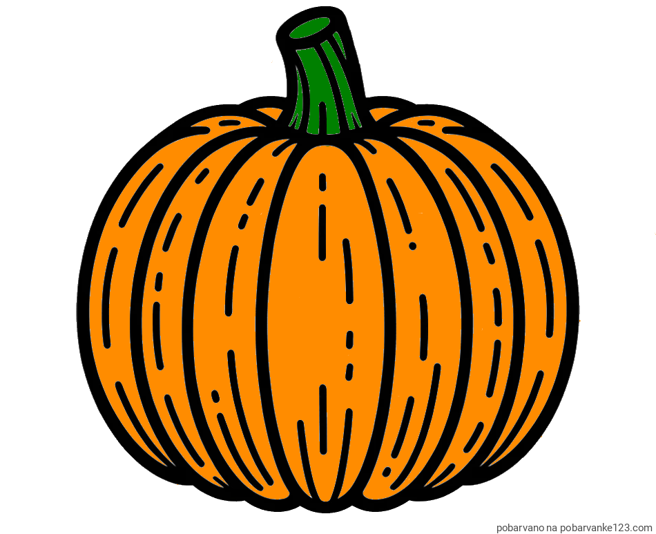 POBARVANA POBARVANKA - Pobarvanka buče