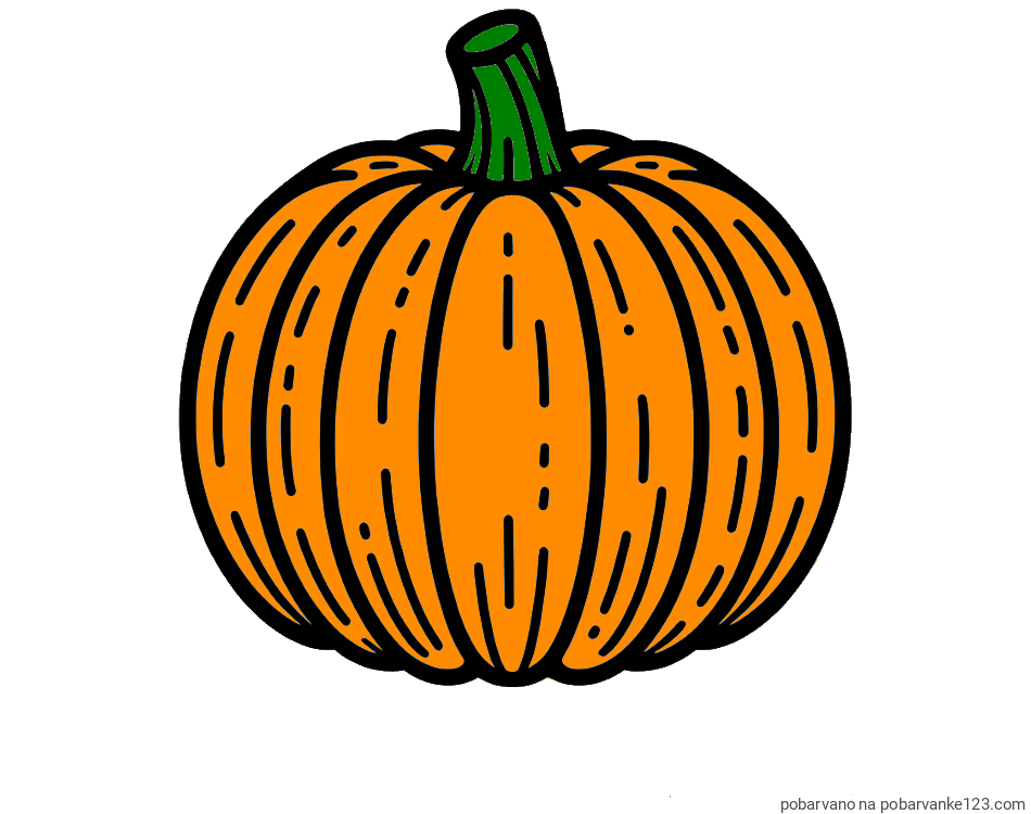 POBARVANA POBARVANKA - Pobarvanka buče