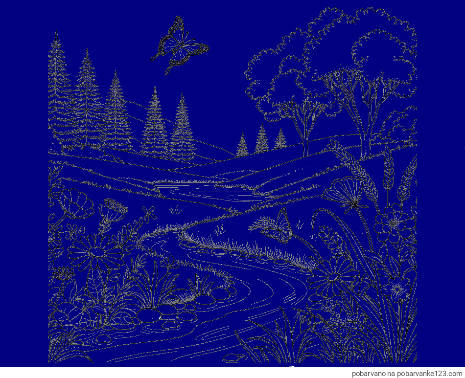 POBARVANA POBARVANKA - Pobarvanka cvetoče narave